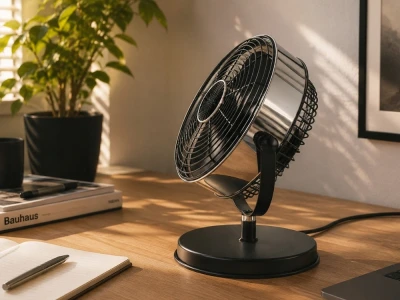 Verk 16043 Stolní USB ventilátor 4 W, 22 cm, černý