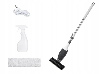 Verk 27741 Bezdrôtový mop s stierkou na okná 2 v 1, 2000 mAh, šedo-biely