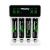 Verk 02052 Nabíječka USB-C pro AA/AAA baterie, LED + 4x baterie AAA