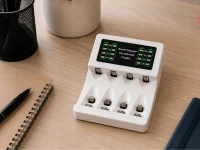 Verk 02055 Rychlonabíječka na baterie AA/AAA s USB-C s LED indikací