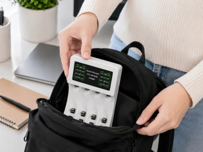 Verk 02055 Rychlonabíječka na baterie AA/AAA s USB-C s LED indikací