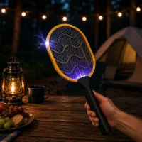 Verk 24668 Elektrický UV lapač hmyzu, 2 režimy, USB, černo-žlutý