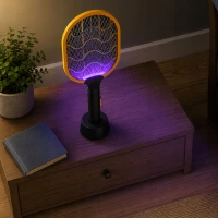 Verk 24668 Elektrický UV lapač hmyzu, 2 režimy, USB, černo-žlutý
