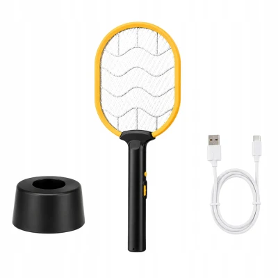 Verk 24668 Elektrický UV lapač hmyzu, 2 režimy, USB, černo-žlutý