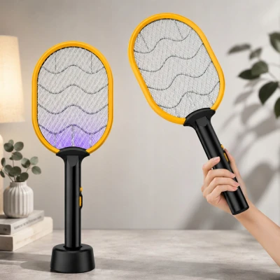 Verk 24668 Elektrický UV lapač hmyzu, 2 režimy, USB, černo-žlutý