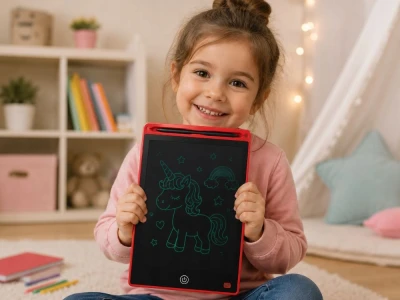 Verk 06415 Grafická tabulka na kreslení se stylusem 12", červená