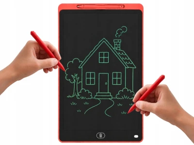 Verk 06416 Grafická tabuľka na kreslenie stylusom, 16", červená