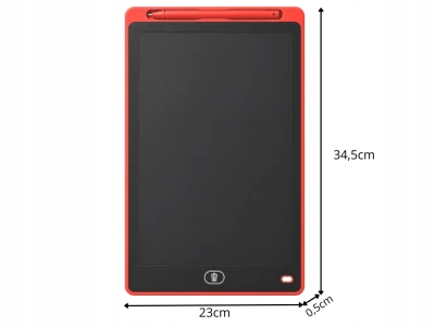 Verk 06416 Grafická tabuľka na kreslenie stylusom, 16", červená