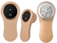 Verk 27764 Akumulátorový odstraňovač chumáčikov, 8 W, USB-C, hnedý