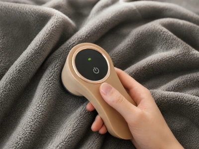 Verk 27764 Akumulátorový odstraňovač chumáčikov, 8 W, USB-C, hnedý