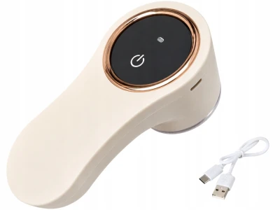 Verk 27764 Akumulátorový odstraňovač chumáčikov, 8 W, USB-C, hnedý