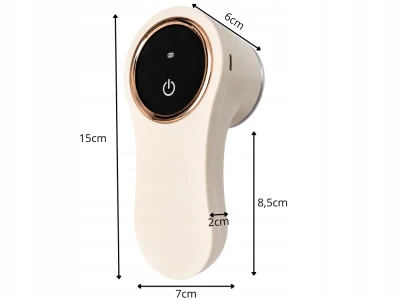 Verk 27764 Akumulátorový odstraňovač chumáčikov, 8 W, USB-C, hnedý
