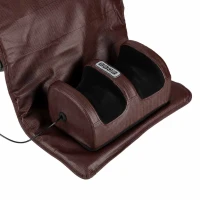 KIK KX2762 Masážna podložka s vyhrievaním a masážou nôh 12/100–240 V, hnedá