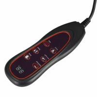 KIK KX2762 Masážna podložka s vyhrievaním a masážou nôh 12/100–240 V, hnedá