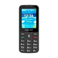 Kruger&Matz KM0924-4G Telefón pre seniorov Simple 924, Dual SIM, Bluetooth, čierny