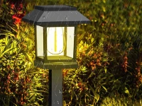 Verk 12399 Solárne záhradné lampy so senzorom súmraku, sada 2 ks