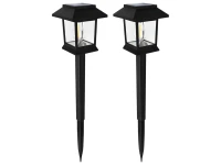 Verk 12399 Solárne záhradné lampy so senzorom súmraku, sada 2 ks
