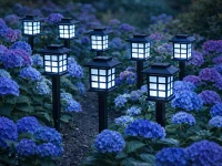 Verk 12401 Solární zahradní LED lampy se senzorem soumraku, sada 6 ks
