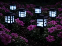 Verk 12401 Solární zahradní LED lampy se senzorem soumraku, sada 6 ks