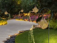 Verk 12407 Zahradní solární LED osvětlení se senzorem soumraku, konvička