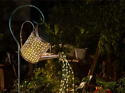 Verk 12407 Zahradní solární LED osvětlení se senzorem soumraku, konvička