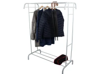 Verk 27618 Vešiak na oblečenie s policou 148 x 109 x 54 cm, biely