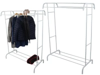 Verk 27618 Vešiak na oblečenie s policou 148 x 109 x 54 cm, biely