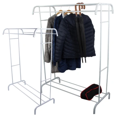 Verk 27618 Vešiak na oblečenie s policou 148 x 109 x 54 cm, biely