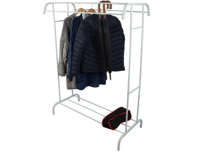 Verk 27618 Vešiak na oblečenie s policou 148 x 109 x 54 cm, biely