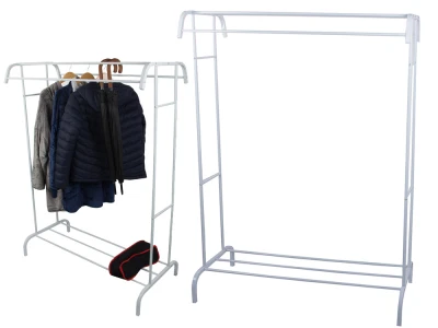 Verk 27618 Vešiak na oblečenie s policou 148 x 109 x 54 cm, biely