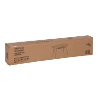 MultiGarden SMI-CT905 Skládací kempingový stůl s košíkem 90 x 50 cm, černý