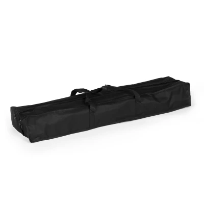 MultiGarden SMI-CT905 Skládací kempingový stůl s košíkem 90 x 50 cm, černý
