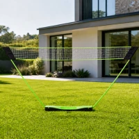 MOVEPRO Badmintonová súprava 300 x 156 cm - skladateľná sieť, 2 rakety, 2 košíky, kufrík