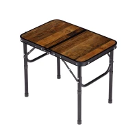 MultiGarden SMI-CT604 Skládací kempingový stůl 60 x 40 cm, dekor dub