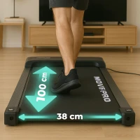 MOVEPRO GB-F3820 Elektrický běžecký pás, skládací, LED displej, 100 kg, 1-10 km/h