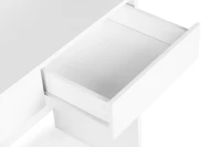 ModernHome ZDT-01 Toaletný stolík so zrkadlom a LED osvetlením, plynulé stmievanie, biely