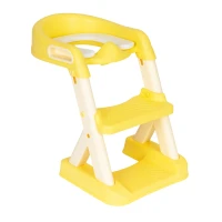 ECOTOYS HA-P23S Dětské sedátko na WC se schůdky, žluté