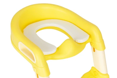 ECOTOYS HA-P23S Dětské sedátko na WC se schůdky, žluté