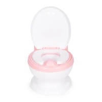 EcoToys HA-P05 Nočník s odnímatelnou vložkou WC prkénka, uzavírací, růžové