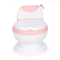 EcoToys HA-P05 Nočník s odnímatelnou vložkou WC prkénka, uzavírací, růžové