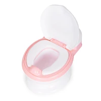 EcoToys HA-P05 Nočník s odnímatelnou vložkou WC prkénka, uzavírací, růžové