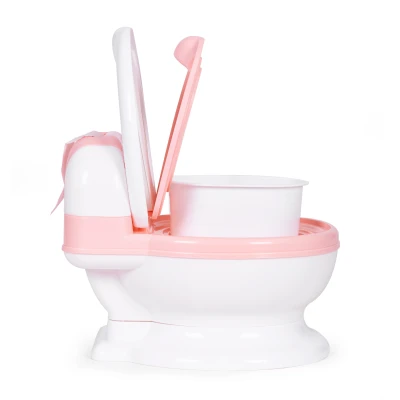 EcoToys HA-P05 Nočník s odnímatelnou vložkou WC prkénka, uzavírací, růžové