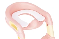 ECOTOYS HA-P23S Dětské sedátko na WC se schůdky, růžové