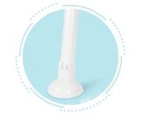 ECOTOYS HA-009 Detská jedálenská stolička, skladateľná, 5-bodové pásy, 3 v 1, ružová