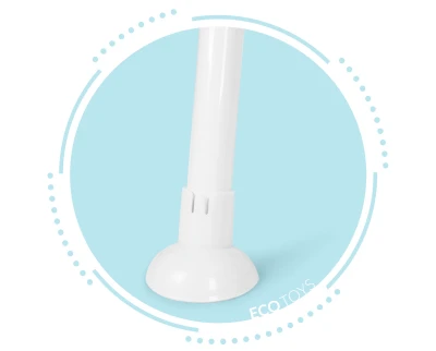 ECOTOYS HA-009 Detská jedálenská stolička, skladateľná, 5-bodové pásy, 3 v 1, ružová