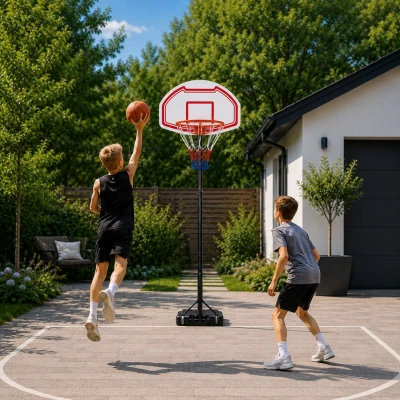 MOVEPRO QSG-S018 Basketbalový kôš - nastaviteľný do výšky 210 cm