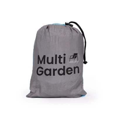 MultiGarden SMI-H300 Zahradní houpací síť 290 x 140 cm, do 300 kg, modro-šedá