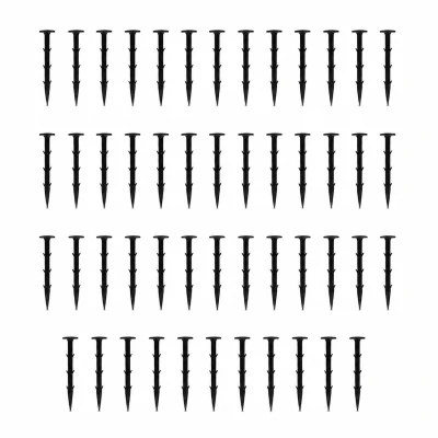 MultiGarden PEG50 Kolíky pro upevnění agrotextilie 15 cm, 50 ks, černé