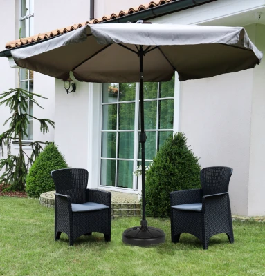 MultiGarden YB17013 Stojan na slunečník plnitelný 13 l, černý