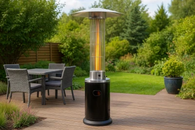 MultiGarden HMXD-E-NP Terasový plynový ohrievač 9 kW, regulátor, hadica, ochranný obal